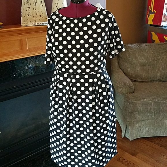 polka dot dress size 20